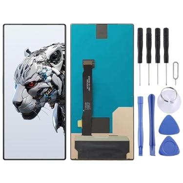 Imagem de YUNCHAO Acessórios telefônicos Para ZTE Nubia Red Magic 8s Pro AMOLED LCD Screen com Digitalizer Full Monty Substituição do telefone celular