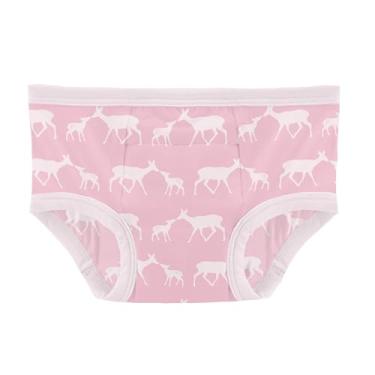Imagem de Calça de treinamento com estampa KicKee, supermacia e extra absorvente para treinamento de banheiro, roupas íntimas para meninos e meninas, Cake Pop Doe & Fawn, 3-4 Anos
