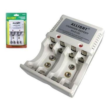 Imagem de Carregador De Pilha Aa Aaa Bateria Recarregavel Bivolt 9v - Friburgo C
