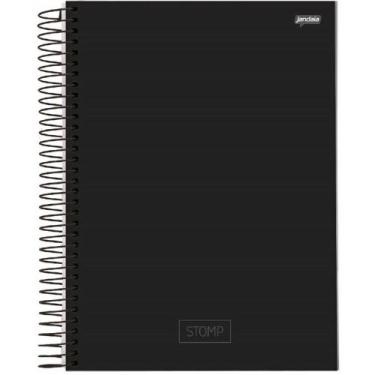 Imagem de Caderno 10X1 Capa Dura STOMP Preto 200 Folhas Pacote com 04 - Jandaia