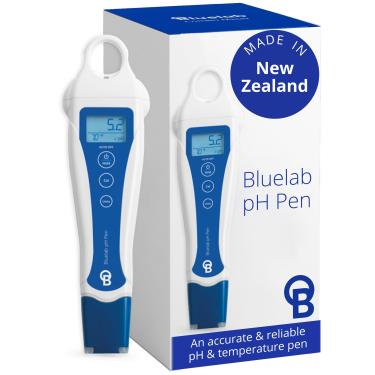 Imagem de bluelab Testador de pH digital para caneta de pH – confiável e preciso para culturas de alto rendimento – Medidor manual – mede pH e temperatura em soluções de solo – Otimiza a saúde e o desempenho das plantas, branco