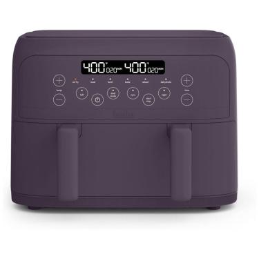 Imagem de Air Fryer 3,7L com Revestimento Cerâmico Antiaderente e Cesta Dupla, 110V 1200W, Bella TriZone, Ameixa