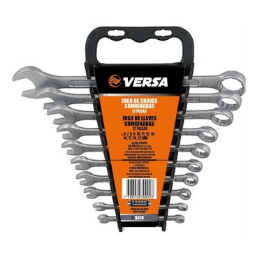 Imagem de Jogo De Chaves Combinadas Cromo Vanadio 12 Peças-B670