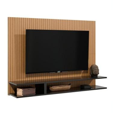 Imagem de Painel Para TV Smart Plus Até 50 Polegadas Com Nichos Alto Brilho Milã