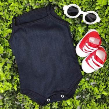 Imagem de Body Infantil Feminino Body de Alcinha Liso Moda Verão Bebê Varias Cor