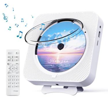 Imagem de Leitor de CD portátil MICOCIOUS Bluetooth com controle remoto