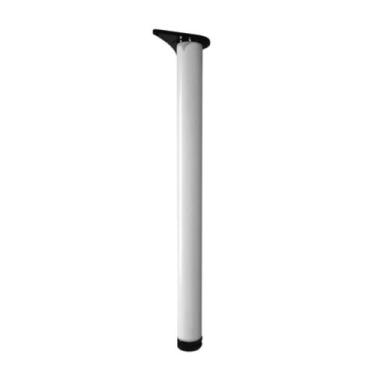 Imagem de Pé Tubular para Mesa Diâmetro 60x730mm Branco FGVTN