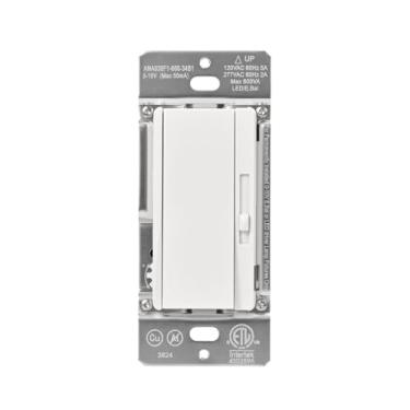 Imagem de Chxico Interruptor De Dimmer Led 0-10 V, Interruptor De Dimmer De Baixa Tensão Para Luzes Led Reguláveis, Lâmpadas Fluorescentes Compactas, Lâmpadas Halógenas E Incandescentes, Unipolar Ou De 3 Vias