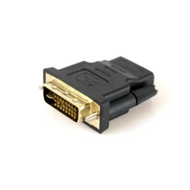 Imagem de Adaptador Evus DVI (24+5) Macho Para HDMI Femea Ouro Evus C-097