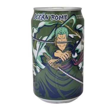 Imagem de Refrigerante Ocean Bomb Lata 330 ml Limão com Mel One Piece - Zoro