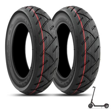 Imagem de 10x2.50 Tubeless Tires-Durable Rubber, 60/70-6.5 Tubeless Tyres Self-Repairing Replacement Wheels, 10 Inch Replacement Tyres Accessories Suitable for Ninebot Max G30D G30E 2 G30P G30LP F40 F40E F40D