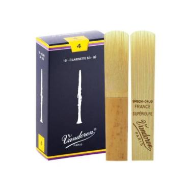 Imagem de 1 Palheta Tradicional nº 4 P/clarinete Sib Cr104 Vandoren 5562