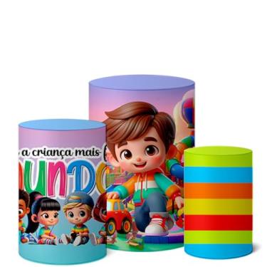 Imagem de Trio Capas De Cilindro C/Elastico Dia Das Crianças (CLCRI0007)