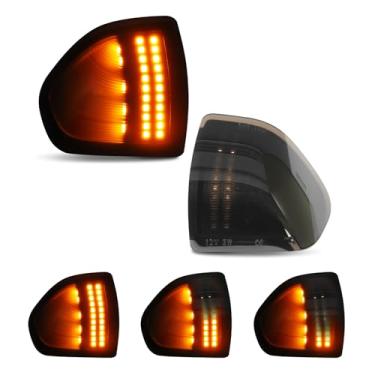 Imagem de D-Lumina Luz de seta de LED para retrovisor esquerdo e direito sequencial para Dodge Ram 1500 2500 3500 2010-2018