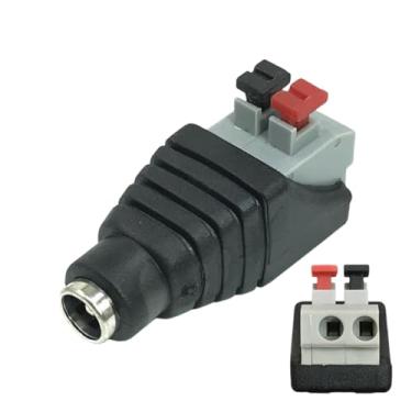 Imagem de Lzzvibo 10 cabos de fio de alto-falante para áudio fêmea conector RCA adaptador plugue plugue alto-falante cabo de fio fono para áudio (fêmea)