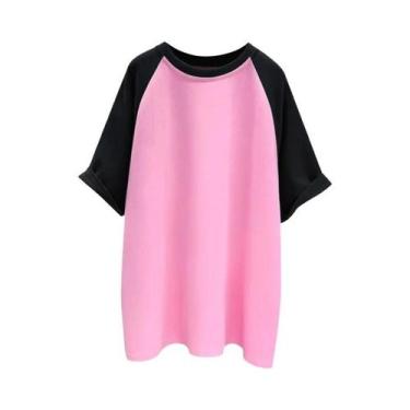 Imagem de Camiseta Básica de Algodão - Manga Curta - Branca e Preta - Unissex - 