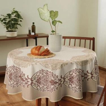 Imagem de Toalha De Mesa Pop Quadrada 4 Lugares Sintra Marrom 140X140