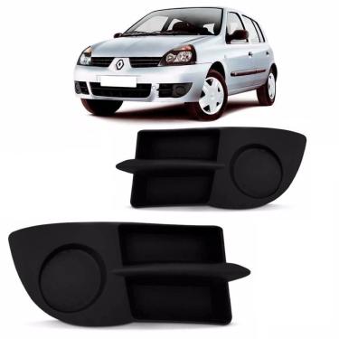 Imagem de Moldura Farol Milha Grade Parachoque Clio 06/2012 S/Furo Ld