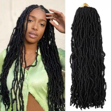 Imagem de Crochet Hair Mytarku Soft Locs, 24 polegadas, 7 pacotes para mulheres 