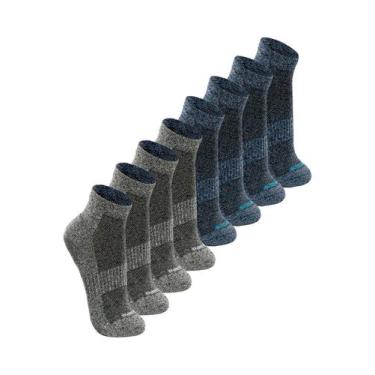 Imagem de Kit com 8 Pares de Meias Antiderrapante Pilates Lupo 3310-003 Colorido