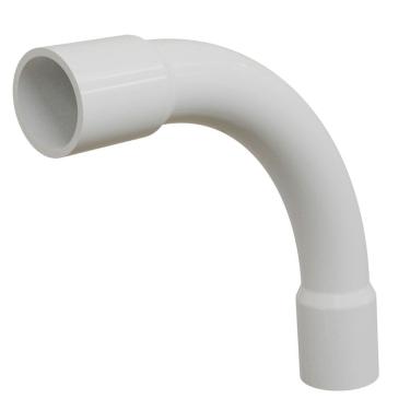 Imagem de Curva para Eletroduto Branco Standard 90º com Bolsa 2 em 1 Branco 1"" - E020111020 - WETZEL