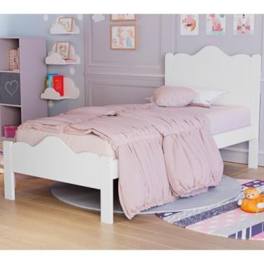 Imagem de Cama de Solteiro Infantil Padrão 100% MDF Segura e Reforçada Design Unissex Estrutura Durável e Acabamento de Qualidade para Conforto e Segurança