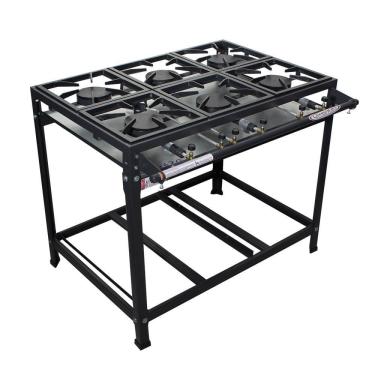 Imagem de Fogão 6 Bocas Alta Pressão Linha Prime Itajobi