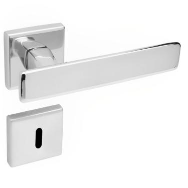 Imagem de Conjunto De Fechadura 751 Em Zamac Interna St2-55 Roseta 333 De Inox Cromado - 47062008...