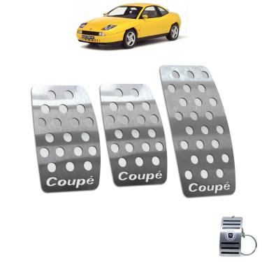Imagem de Pedaleira Manual Em Aço Inox Fiat Coupé Prata