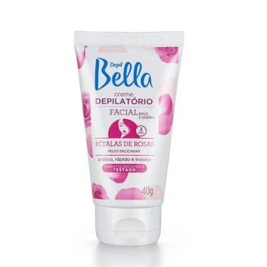 Imagem de Creme Depilatório Facial Petálas de Rosas para Peles Delicadas 40g - D