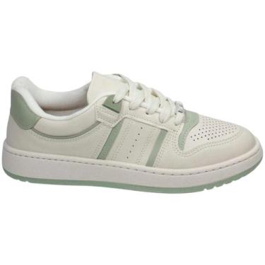 Imagem de Tênis Vizzano Casual Feminino com Perfuro Confortável e Estiloso, Bran