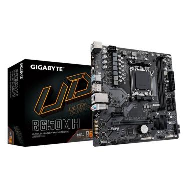 Imagem de Placa Mãe Gigabyte B650MH (AM5 - DDR5 6400 O.C) - Chipset AMD B650 - USB 3.2 - Slot M.2 - Micro ATX
