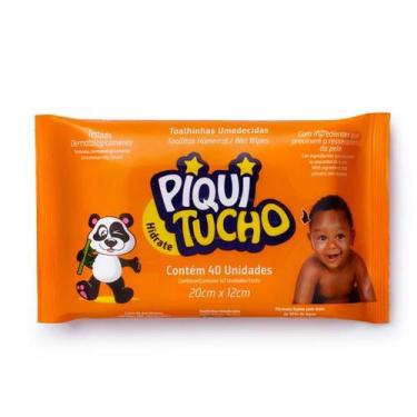 Imagem de Toalhas Umedecidas Piquitucho Hidrate com 60 Unidades para Bebês