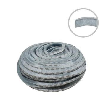 Imagem de Escova Adesiva para Vedação - Rolo de 50 Metros - no-brand, Cinza