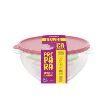 Imagem de Kit 3 Potes Biovita Plasvale – Conjunto Versátil, BPA Free