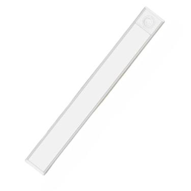 Imagem de Arandela de Parede em Formato de Barra, Luminária com Sensor de Movimento, Sem Fio e Recarregável para Interior de Portas e Armários(1,20CM | BRANCO)