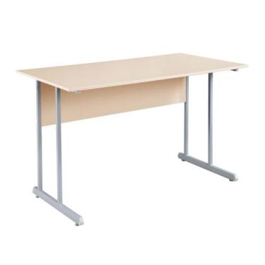 Imagem de Mesa de trabalho 1000mm Ovo/cinza Mdf 15mm - SchoolCenter