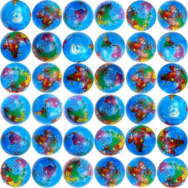 Imagem de Bola de alívio de estresse Oleitodh Globe 6,3 cm 60 unidades para cria