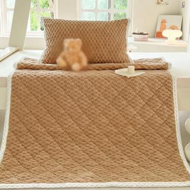 Imagem de Almofada de cama semi-dupla, almofada de cobertor escovado, solteiro, macio e macio, almofada futon fofa (cor 5, 90 * 200 cm)