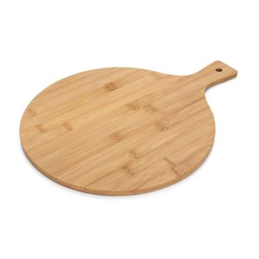 Imagem de Tábua Corte Redondo Bambu Natural 40x30,1x1,1cm Haus Concept