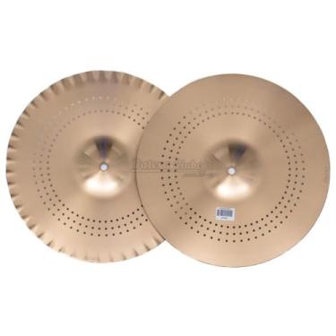 Imagem de Chimbal Orion WS Whisper WS14MH 14¨ com Micro Furos em Bronze B10 Prato de Efeito