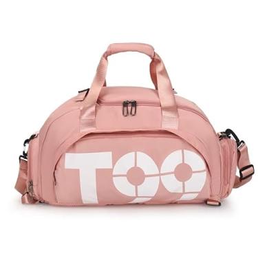 Imagem de Bolsa Mala Esportiva Mochila Costa Transversal Fitness Treino Futebol Academia impermeável(rosa)