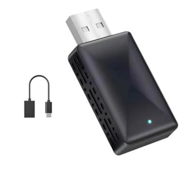 Imagem de AG 2 in 1 Adaptador sem Fio para Apple CarPlay, Bluetooth 5.2, Wi-Fi 6, USB, Dongle Elétrico Carro com Fio para sem fio, Plug & Play UX200