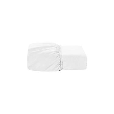 Imagem de Lençol Avulso Queen Percal 200 Fios De Poliéster Sleep 100% Poliéster - Branco