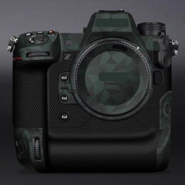 Imagem de Z 9 Adesivo de câmera anti-arranhões revestimento protetor de corpo película protetora capa para Nikon Z9 (triângulo verde)