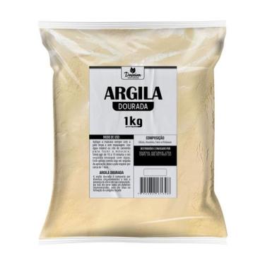 Imagem de Argila Dourada 1KG para skin care Máscara facial - Daseiva