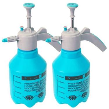 Imagem de 2 Pulverizadores Borrifador Pressão 3 Litros Com Válvula - IDEA+PRO