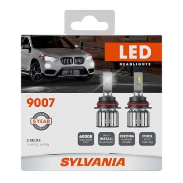 Imagem de Sylvania 9007 Lâmpadas de farol de LED Powersport para uso off-road ou faróis de neblina – Pacote com 2