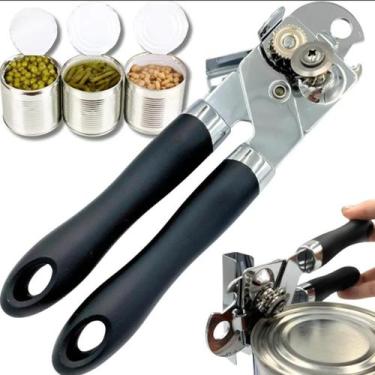 Imagem de Abridor De Latas E Garrafas Aço Inox Profissional Casa Envio Imediato-
