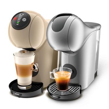 Imagem de Kit 2 Cafeteiras Dolce Gusto - Genio S Touch Prata + Genio Basic S Basic Taupe 110V